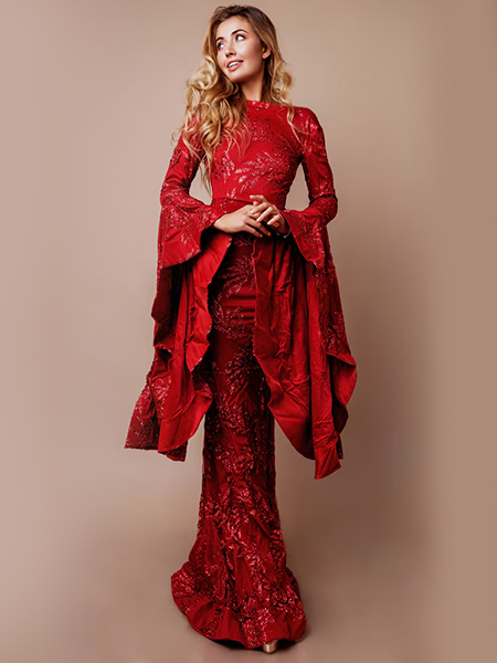 Scarlet Soirée Dress image