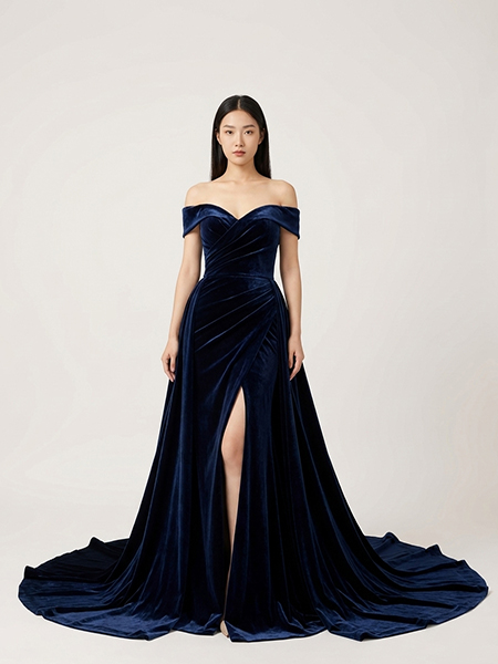 Velvet Noir Gown image